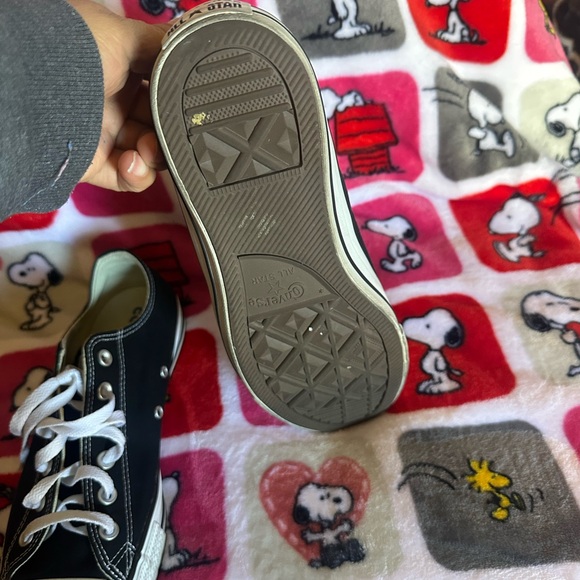 Converse Kids Black and White Sneakers - Picture 4 of 5